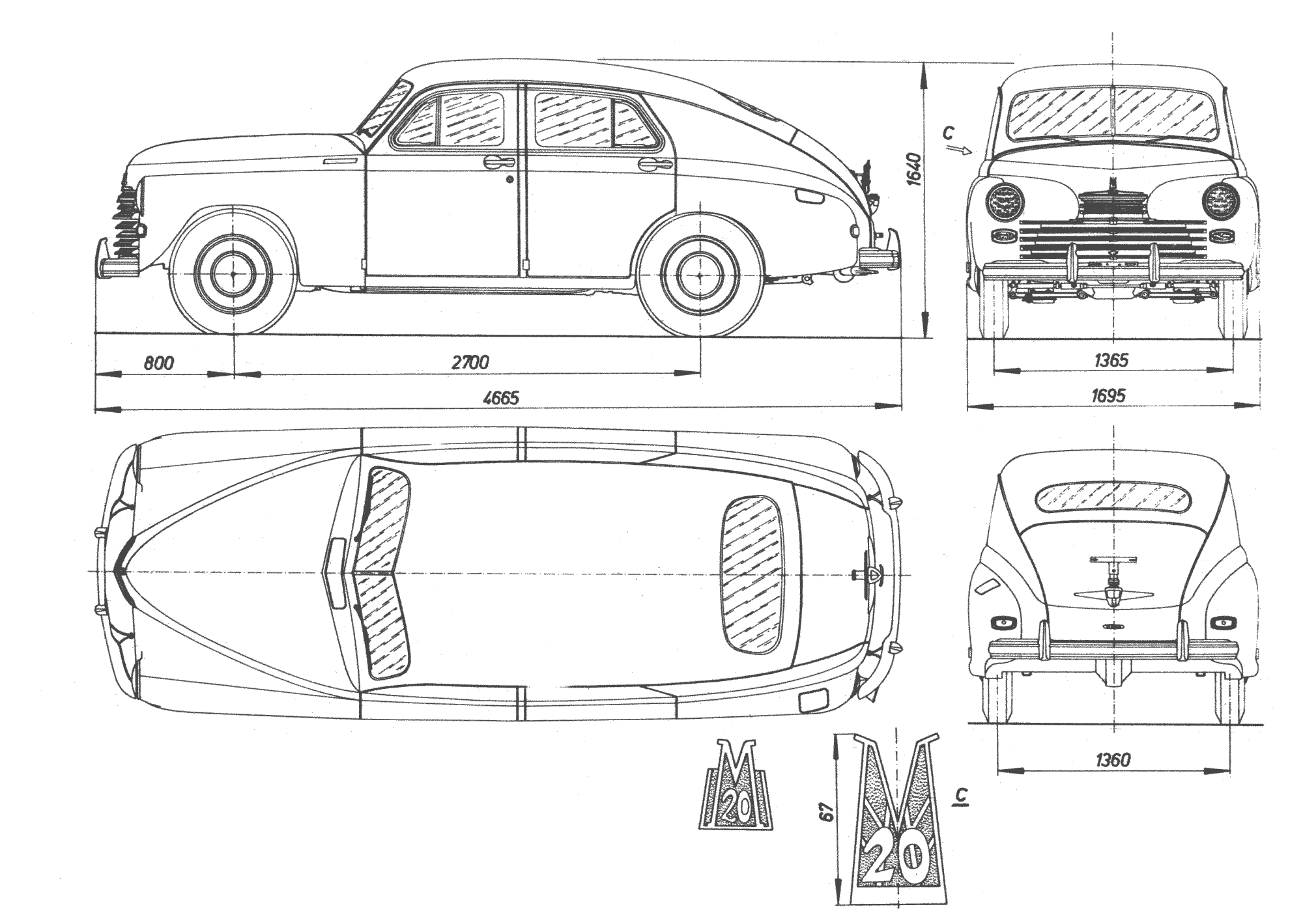 Automobilis GAZ M20