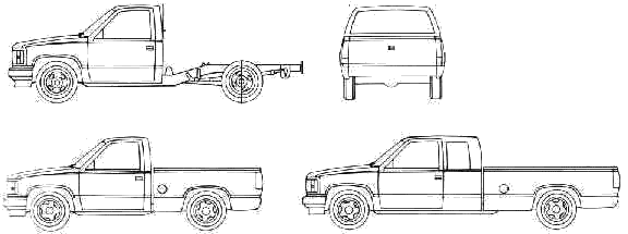 자동차 GMC Sierra 1991