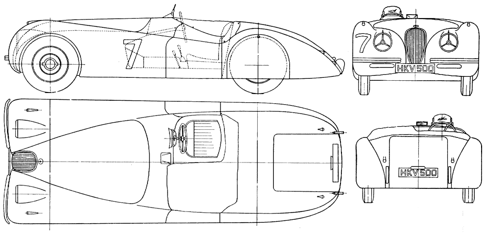 Car Jaguar XK 120