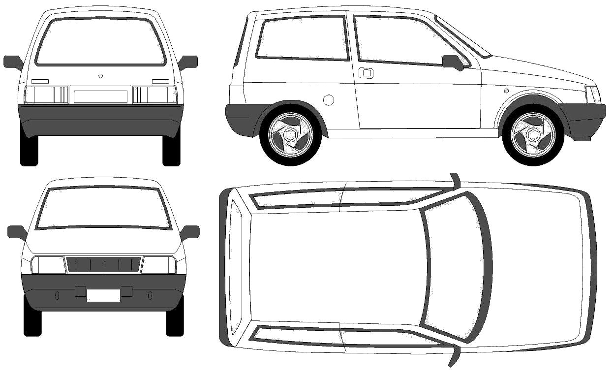 小汽车 Autobianchi Y10 1996 