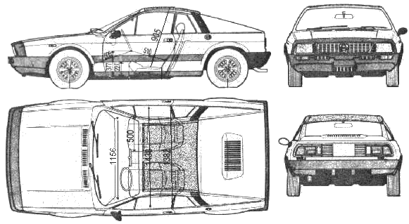 小汽车 Lancia Monte Carlo