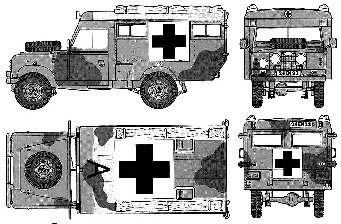 小汽車 Land Rover 109 Ambulance