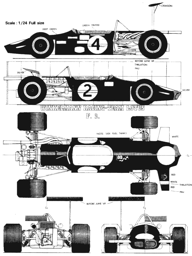 小汽车 Lotus F2 Winkelman