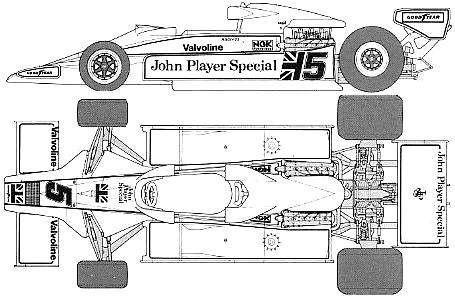 小汽车 Lotus JPS Mk. III 1977
