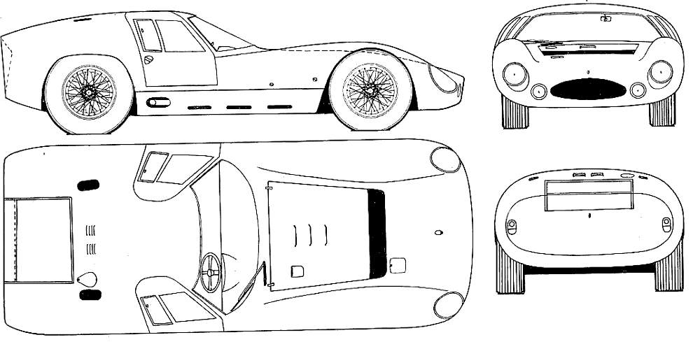 Cotxe Maserati 152 Prototype