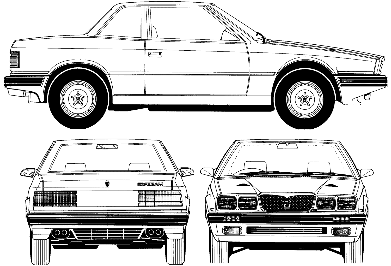 Karozza Maserati Karif 1988