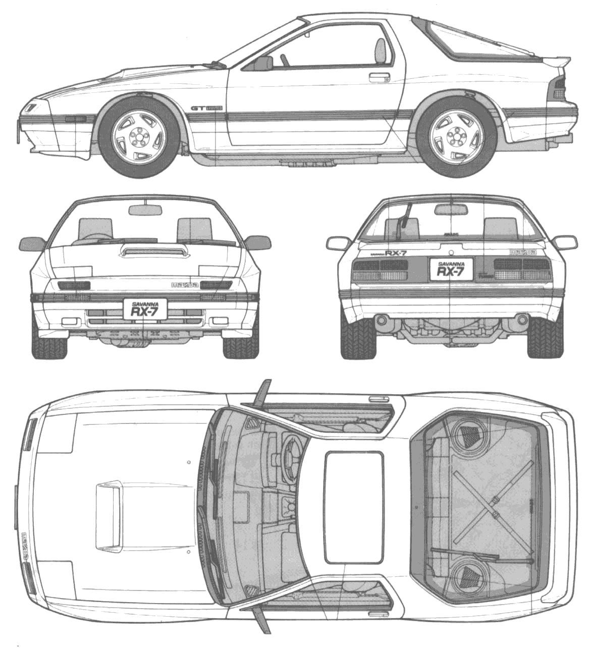 Cotxe Mazda Savanne RX-7