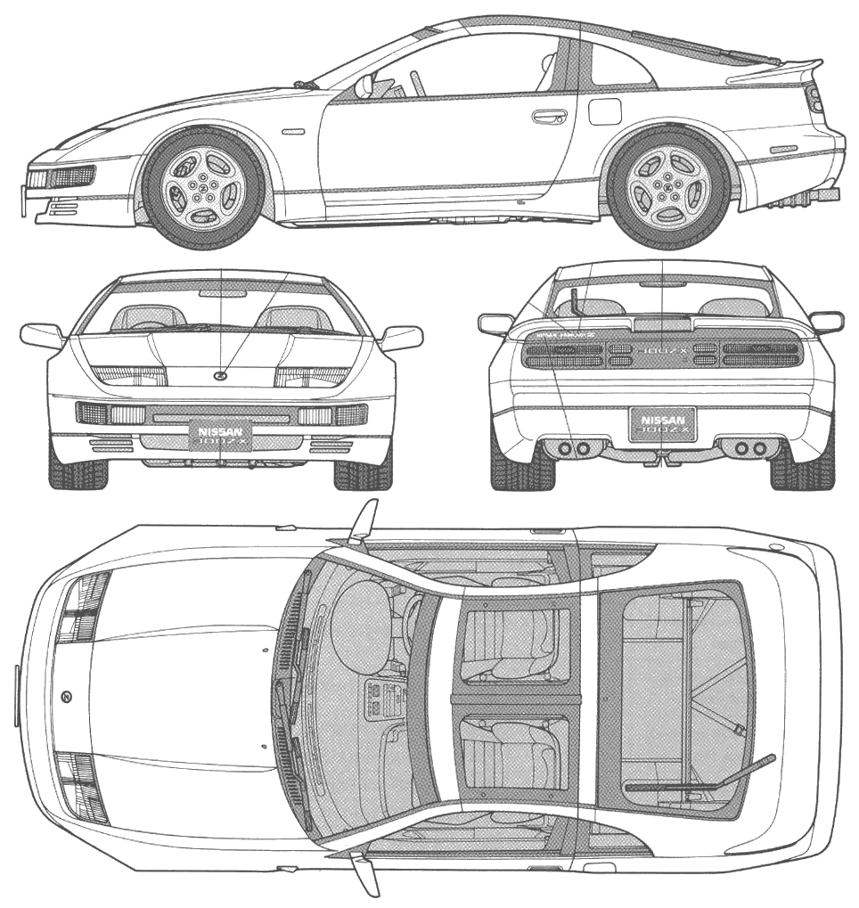 Automobilis Nissan 300 ZX
