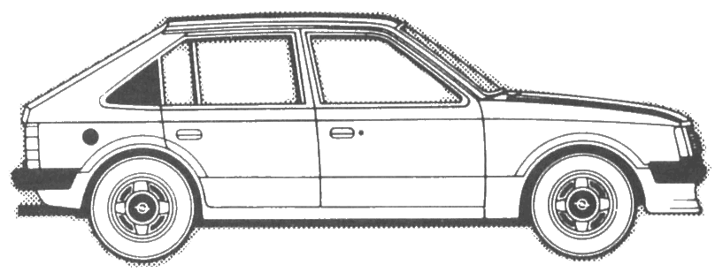Cotxe Opel Kadett 1.3s 