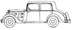 Karozza Peugeot 301CR Berline Tourisme FC4 1933 