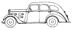 Mašīna Peugeot 301D Limousine A6L 1936