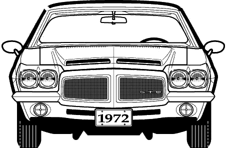 자동차 Pontiac GTO 1972