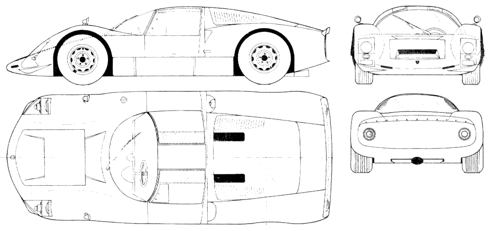 Car Porsche Carrera 6