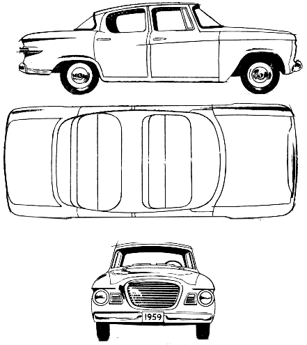 Mašīna Studebaker Lark 1959