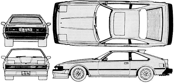 자동차 Toyota Celica Supra 2.8 GT Twin-Cam 1982