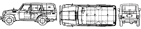 Automobilis Toyota Land Cruiser FJ56V-KQ 1979