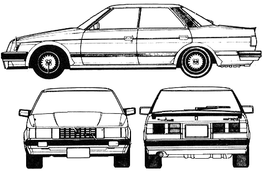 Automobilis Toyota Mark II 1984
