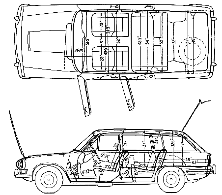 Mašīna Triumph 2000 Estate 1966