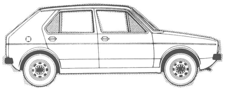 자동차 Volkswagen Golf Mk. 1 (5-door)